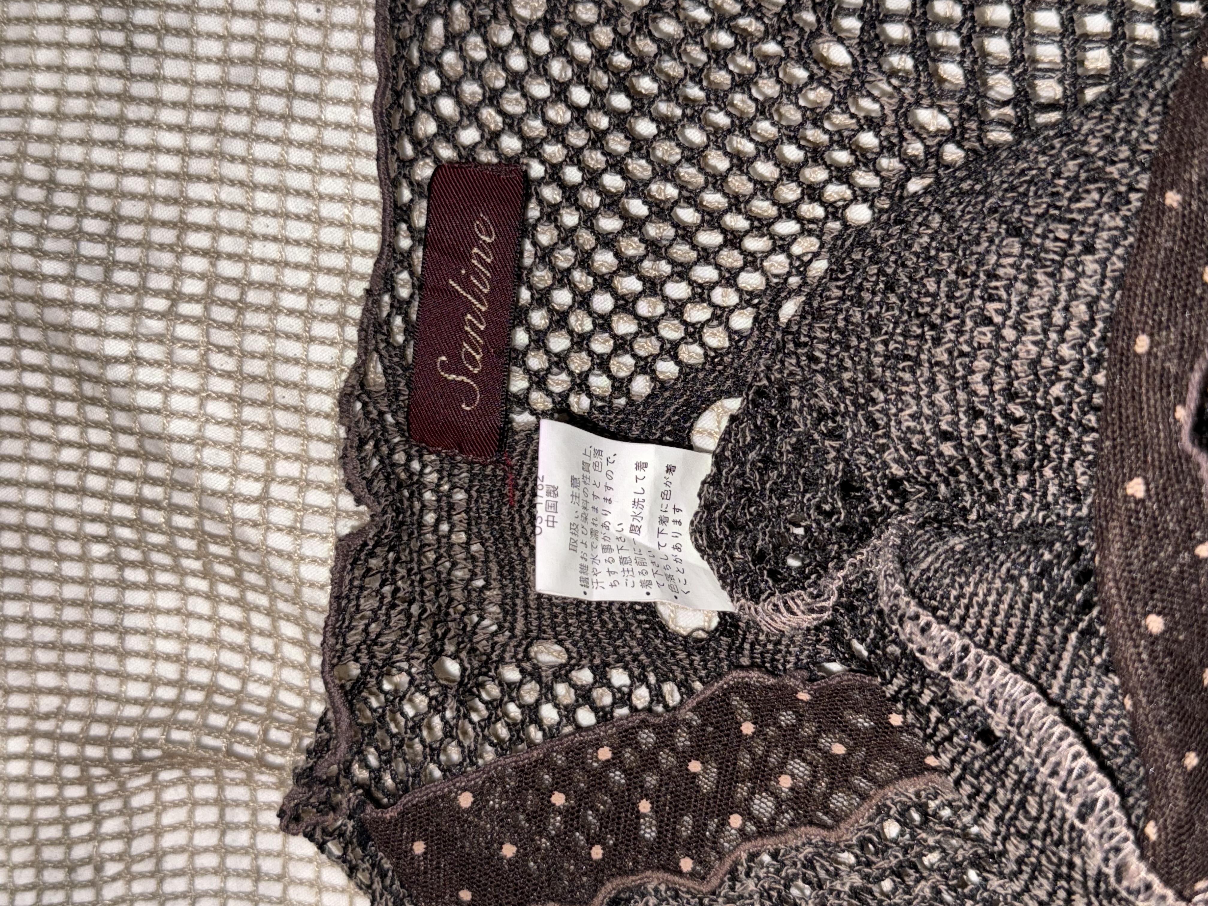 Crochet Flower Knit Top