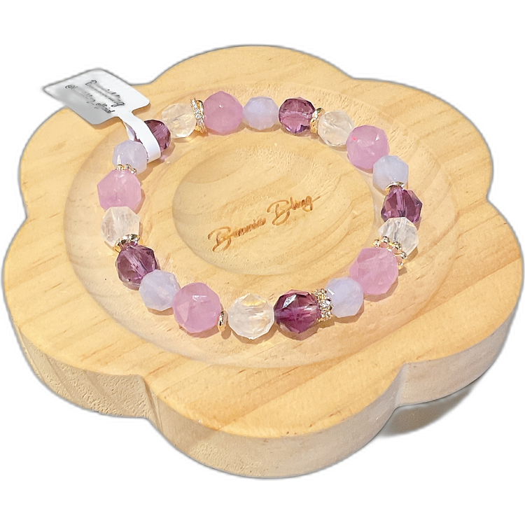 【星語紫謐 •靈光覺醒】高階靈性療癒手串