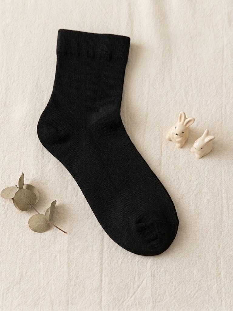 Korean Maternity Socks No Pressure Mid Crew Socks