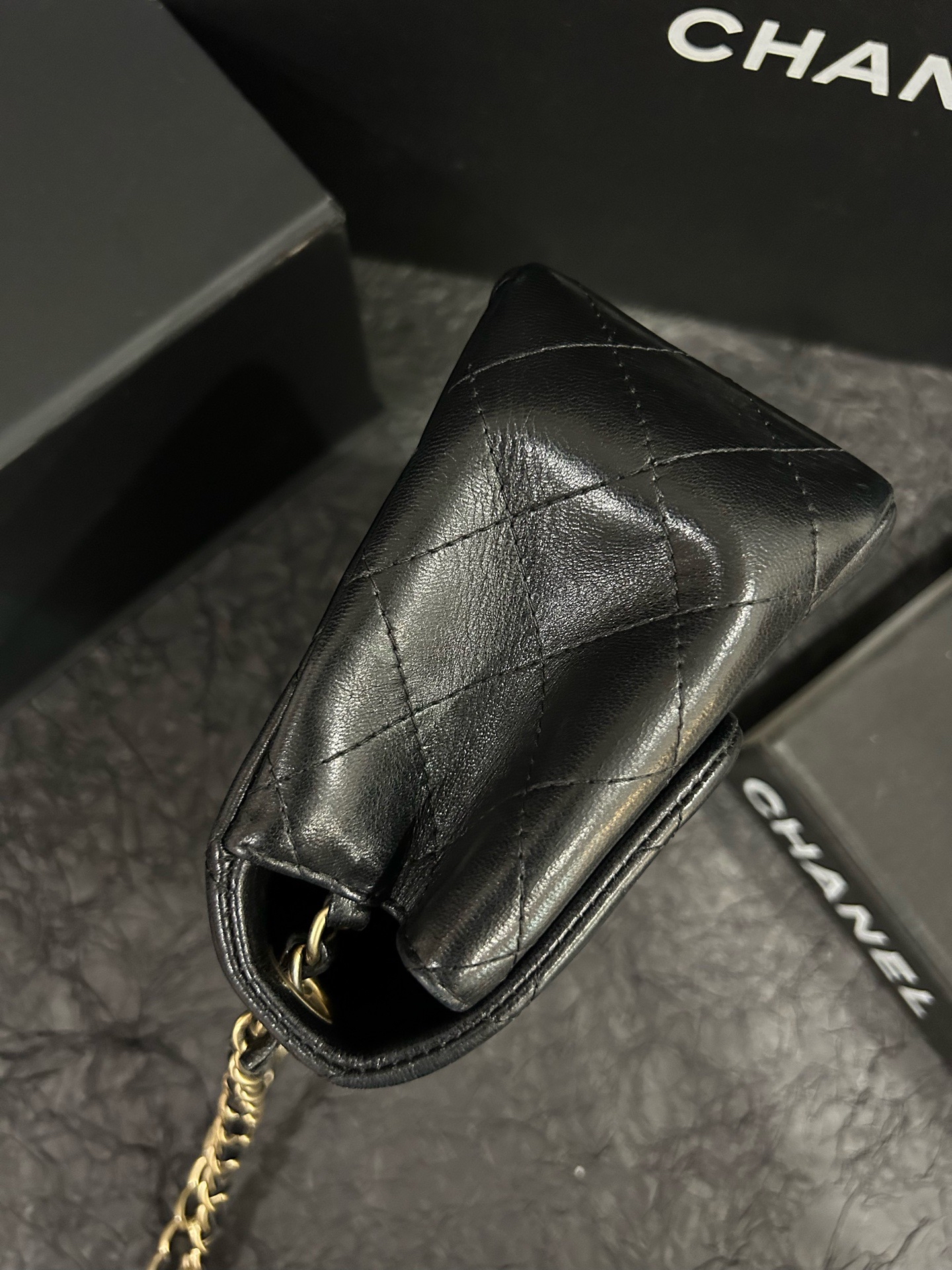 【預訂貨品】Chanel 黑金方胖子 