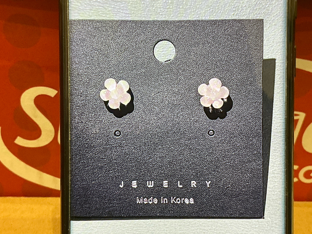 Ocr Blush Blossom Stud Earrings