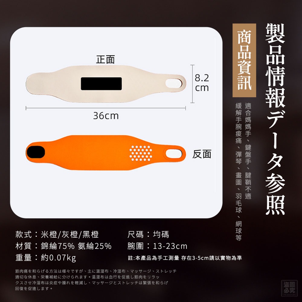 (6月份預購)日本爆款 超薄透氣手腕護套