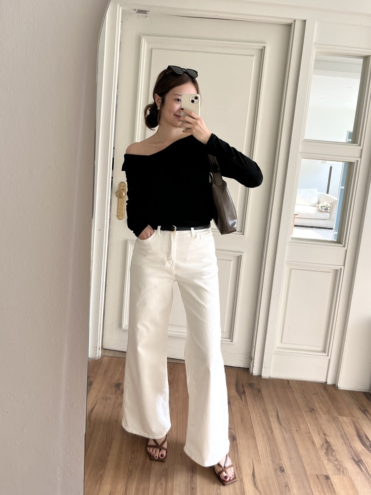 White Flared Jeans