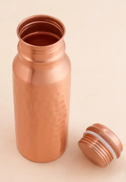Isha Life-  印度純銅水壺 350ml (小鎚紋) India Pure Copper Bottle (Hammered)