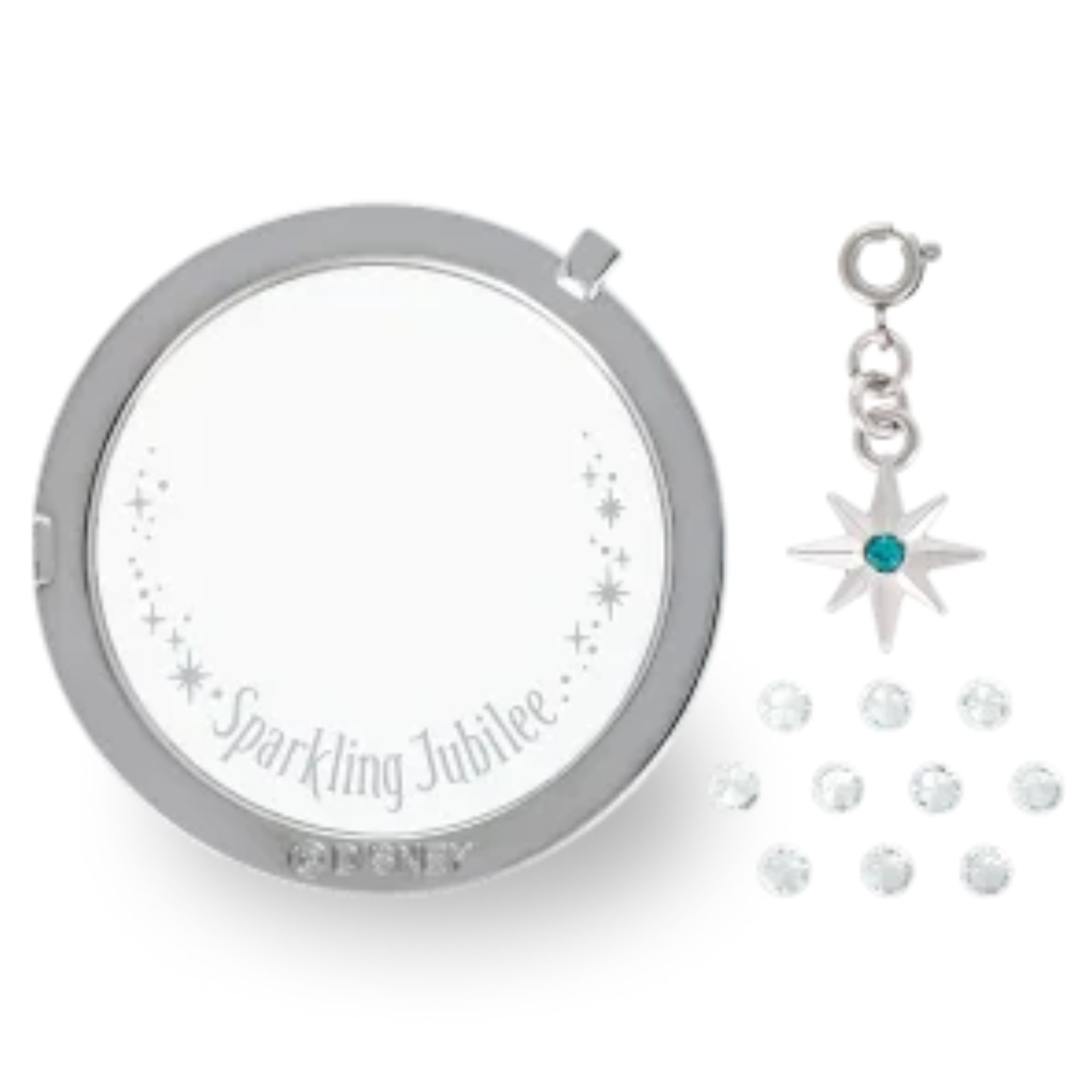 【預訂】DisneySea 25th Jubilee Locket - cover set (銀配透明)