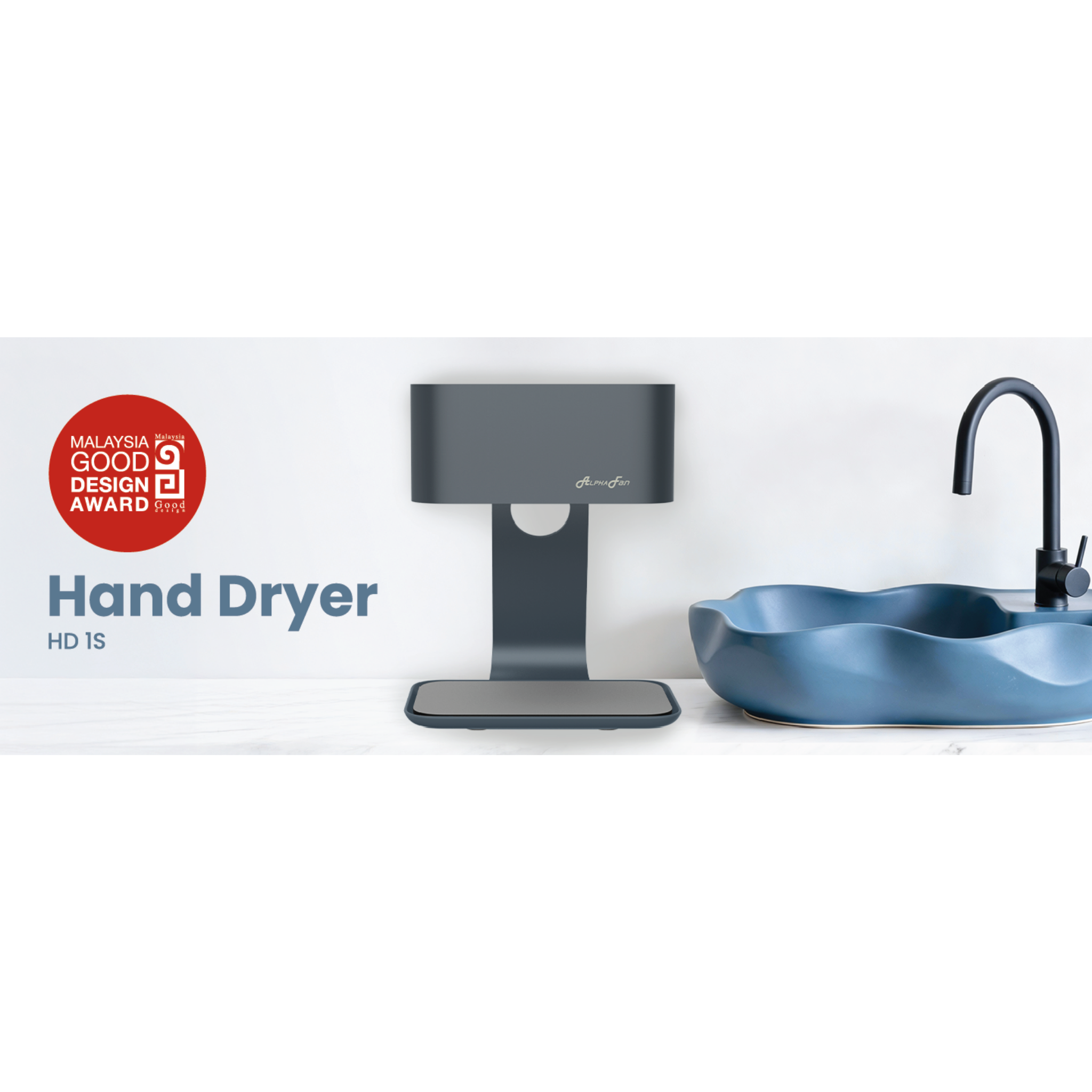 Alpha Motto High Speed Hand Dryer 13.5m/s (Motto)