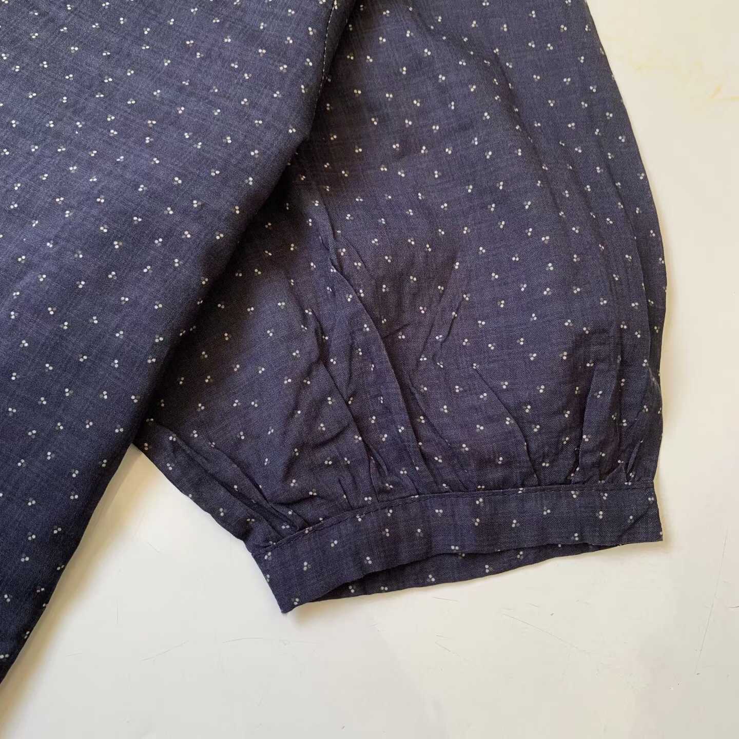 預訂 Danton 圓領泡袖上衣 [貨號26A1431]