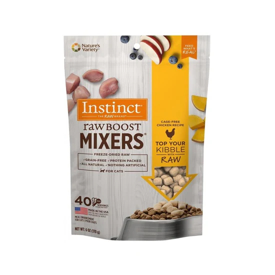 Instinct 本能 貓用 凍乾小食(天然走地雞配方) Mixers 6Oz