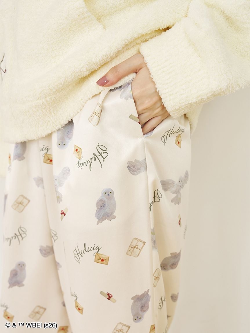 保暖緞面睡褲 Pajamas Pants｜SNIDEL HOME X 哈利波特 聯名 第5彈 (Harry Potter)【預購】 (26202-P）