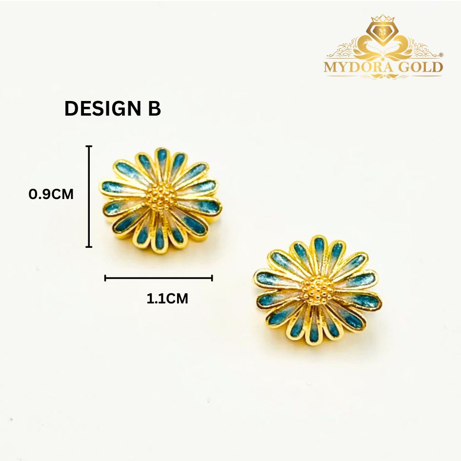 MYDORA Bead Jade Flower Enamel (5G) l EMAS 916/22K