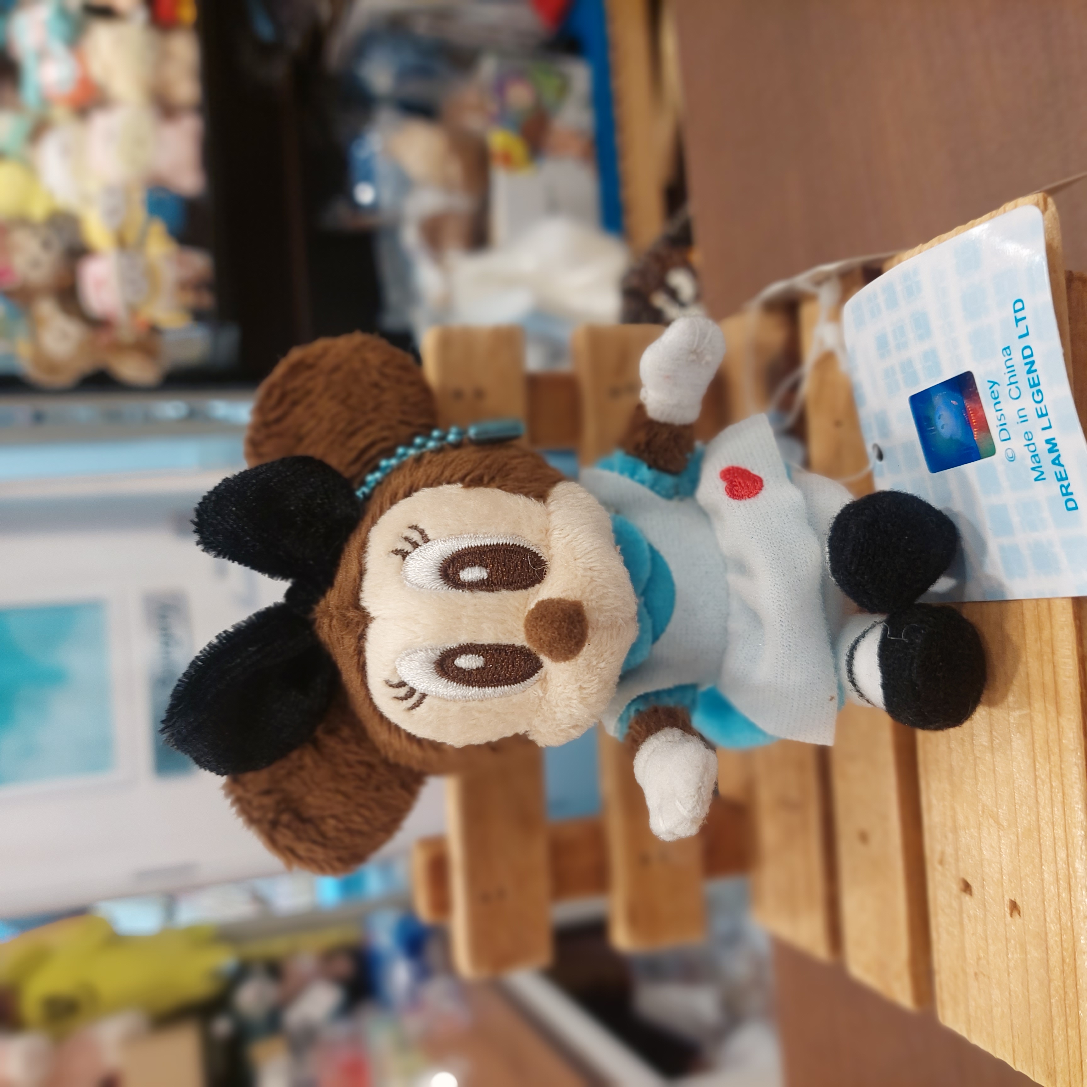 原裝日本 Disney Minnie 米妮 小掛飾 兩款選 11cm