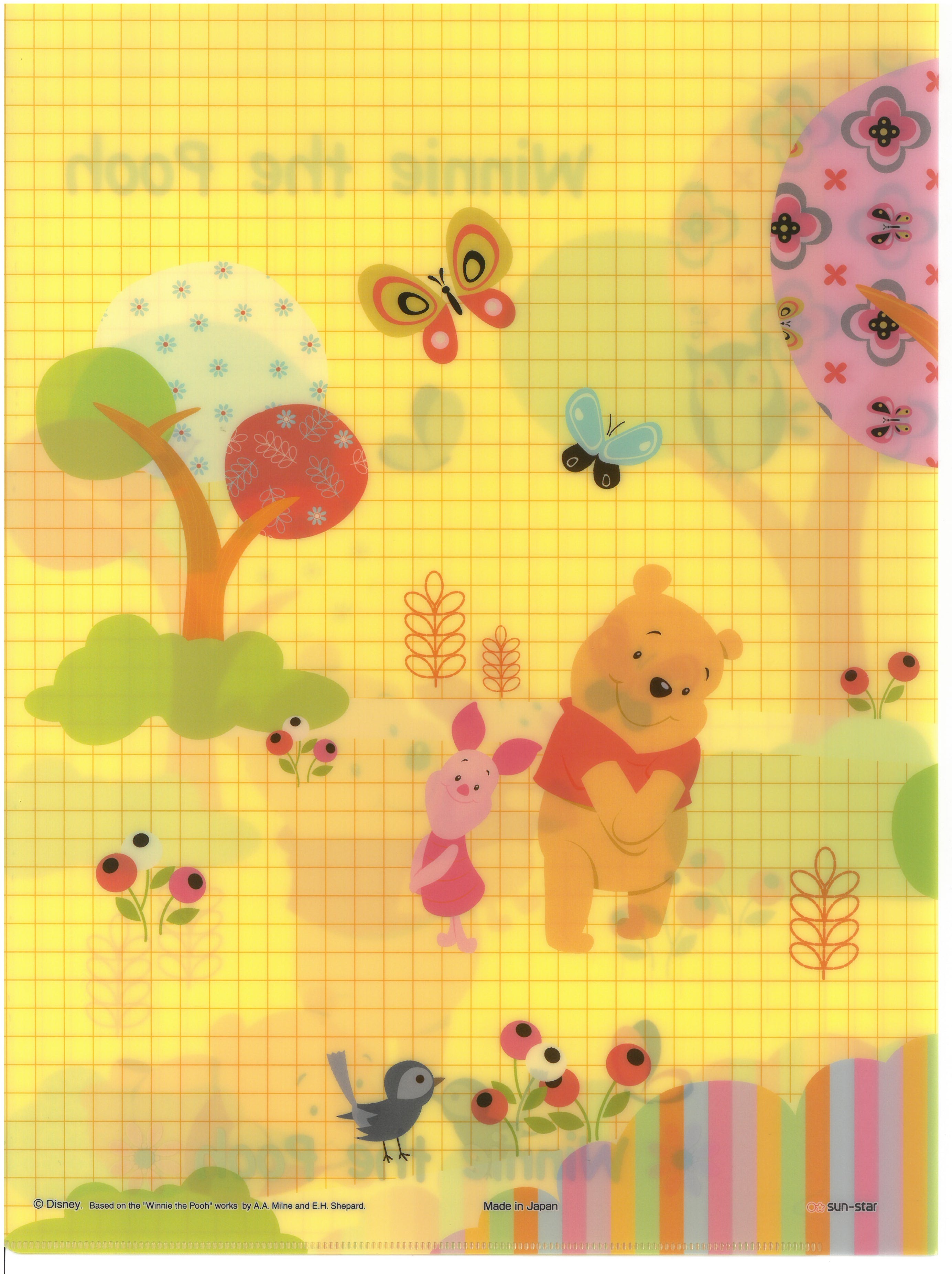Winnie the Pooh 維尼熊 A4 雙開文件夾 (2129-825)