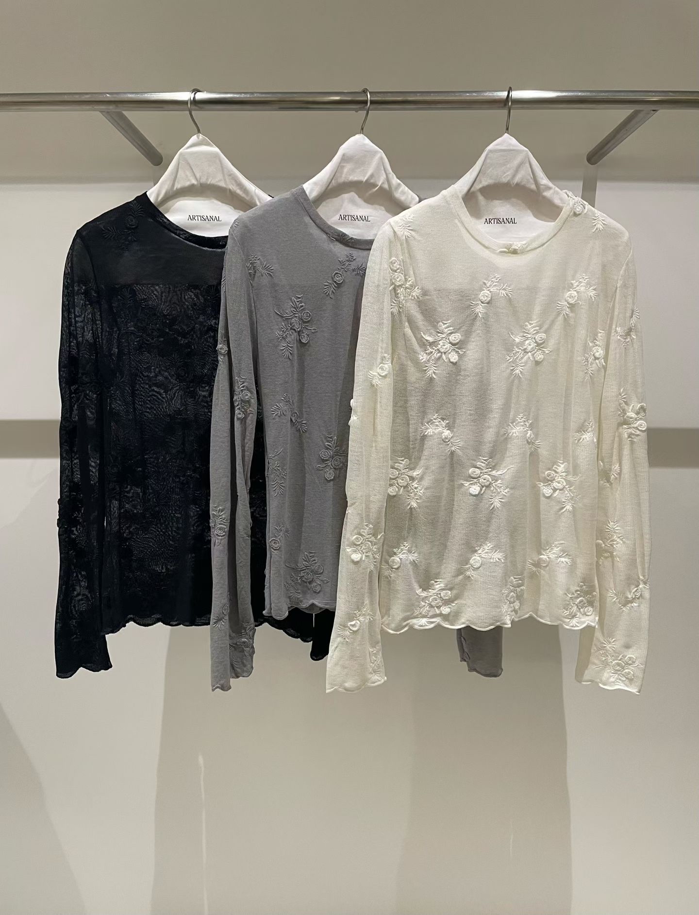 3D lace top