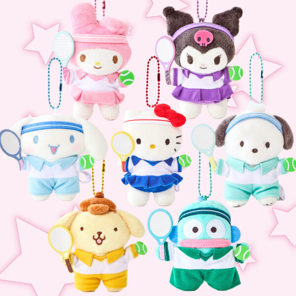 預訂 | 韓國版 Sanrio 網球公仔鎖匙扣 8cm