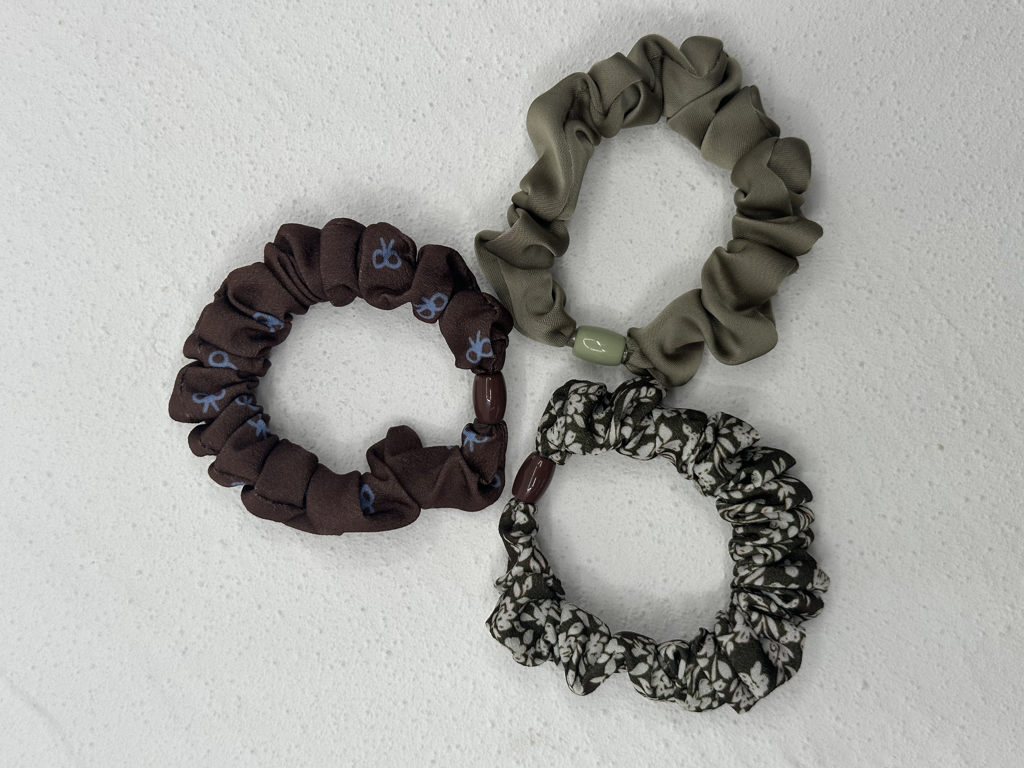 布髮圈（3條裝）/ Fabric Hair Tie 3-Piece Set