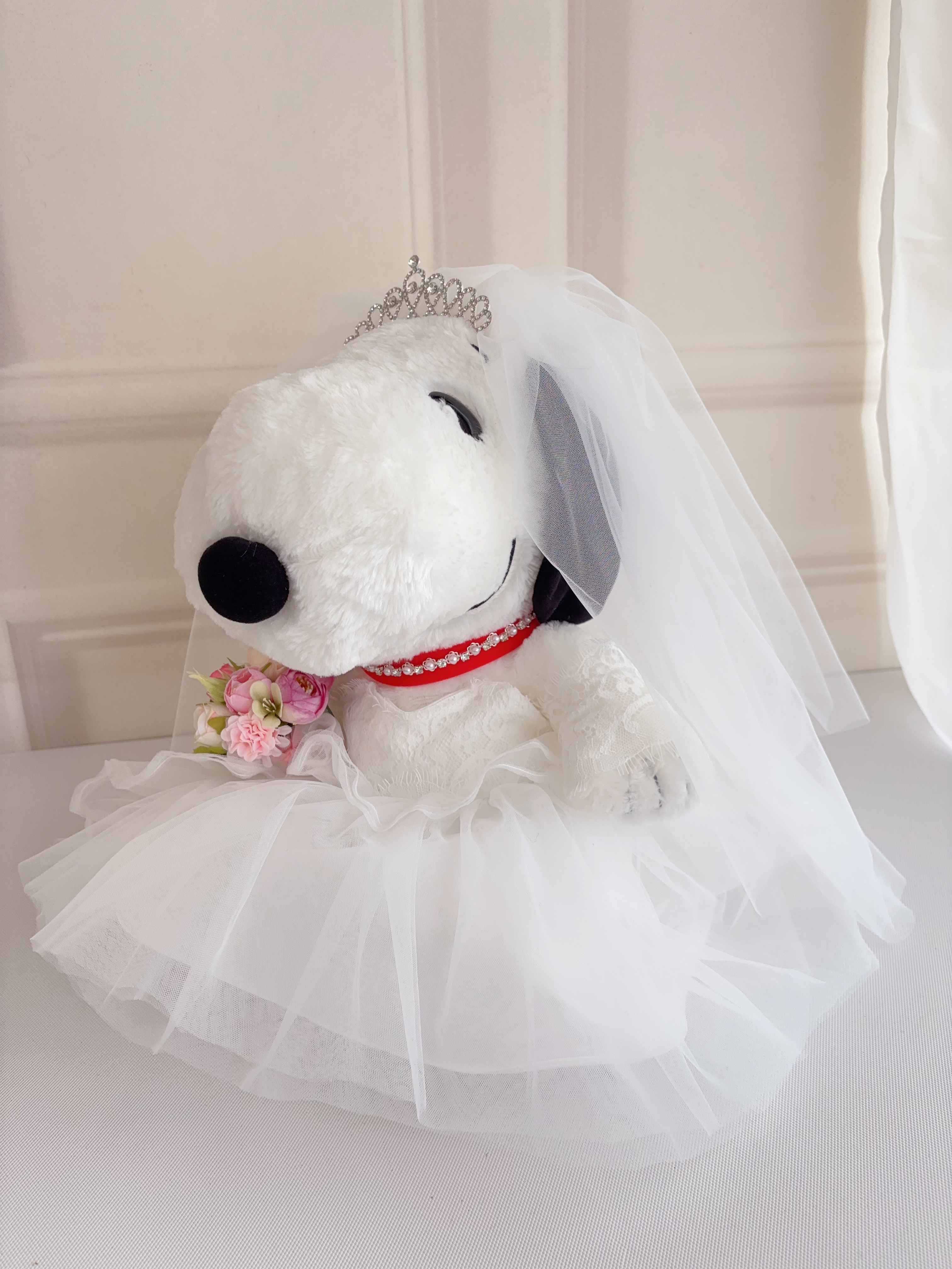 (非現貨)$1380 Snoopy西式結婚公仔 高度約38cm
