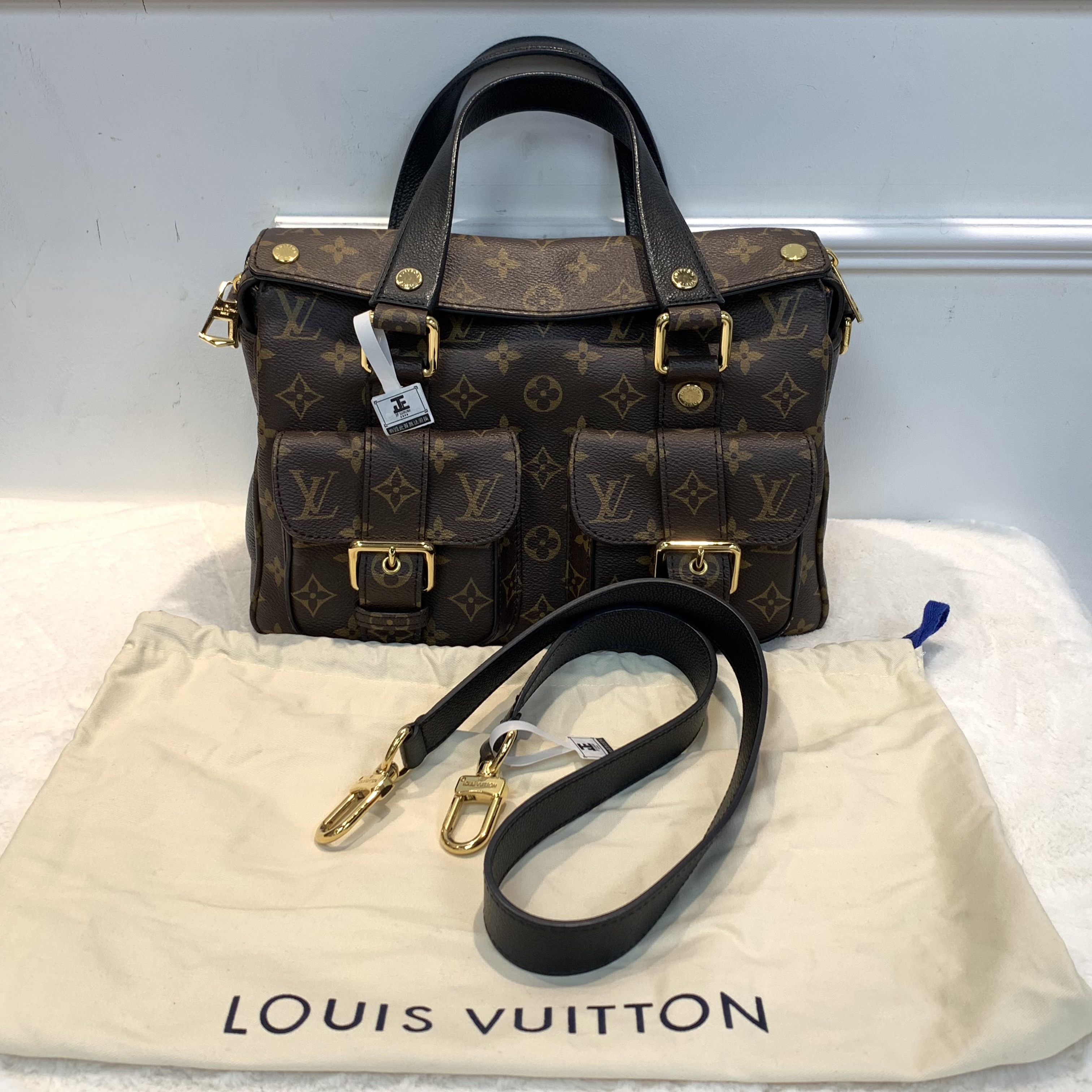 Lv MANHATTAN 曼哈頓單肩包 復古感max💖🤎