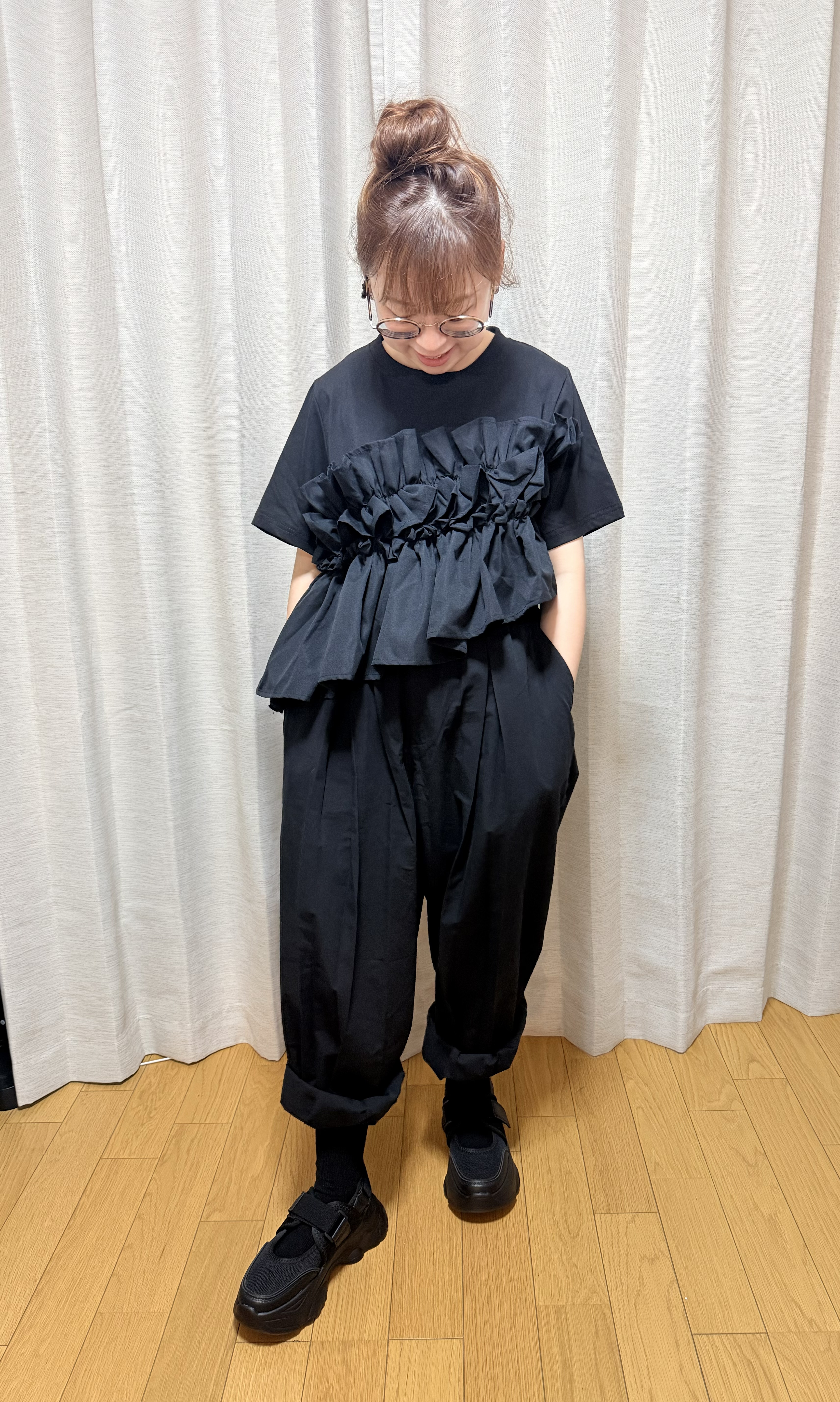日本荷葉邊衫