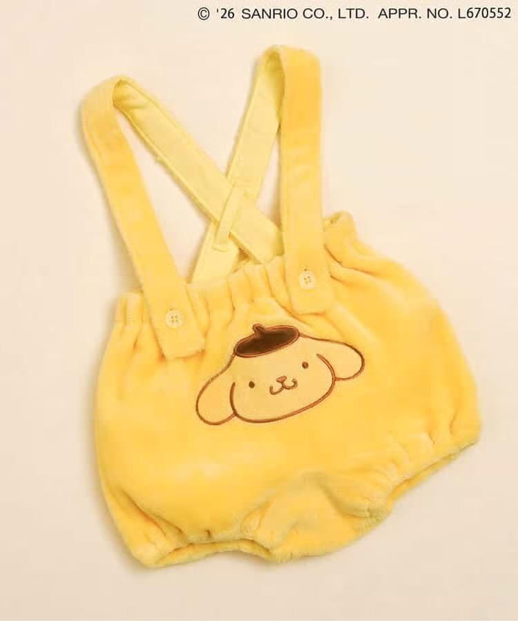 Sanrio 嬰兒吊帶褲 Hello Kitty MyMelody Pompompurin 水怪
