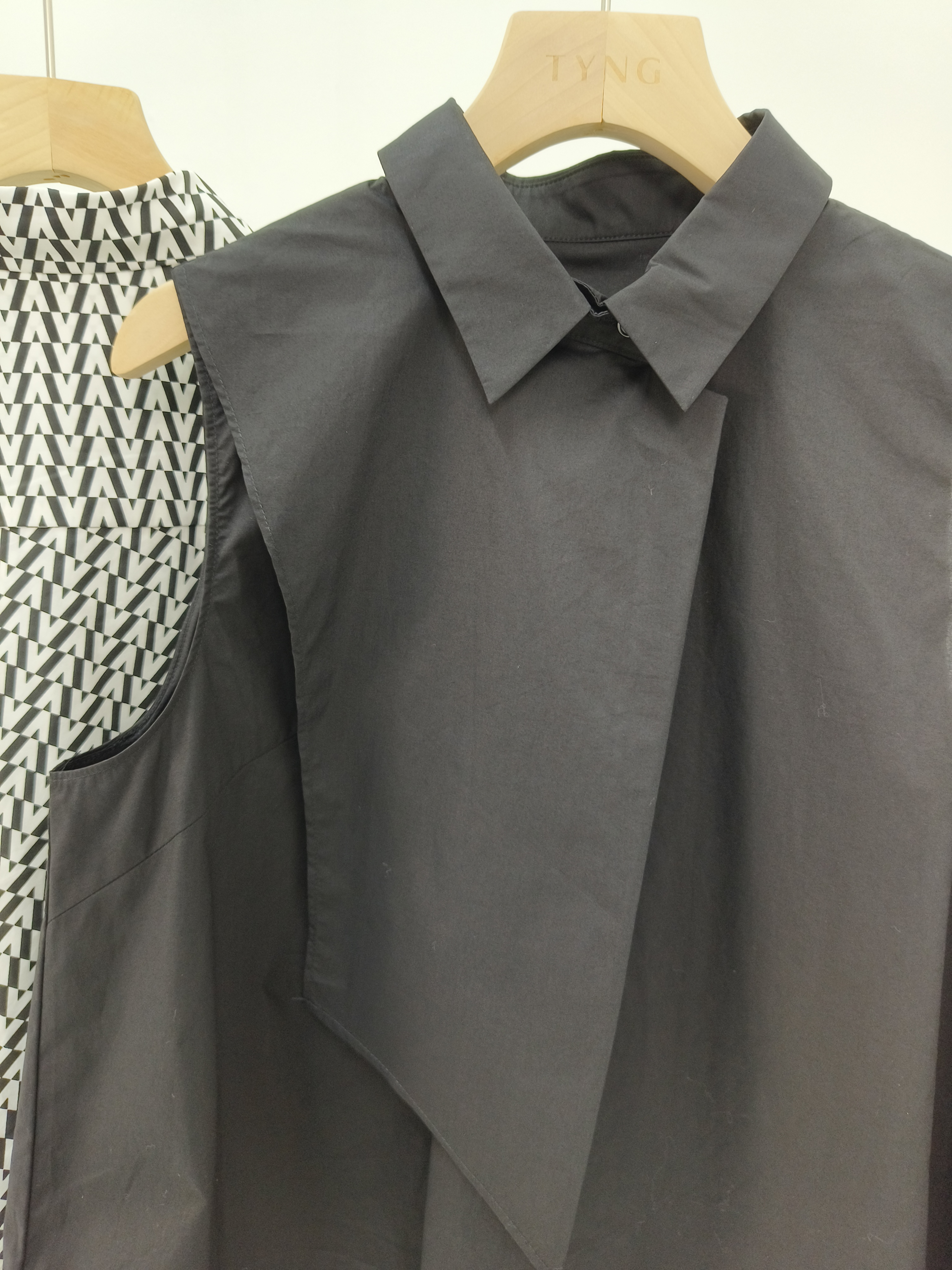 【设计师款】立领不规则衬衣