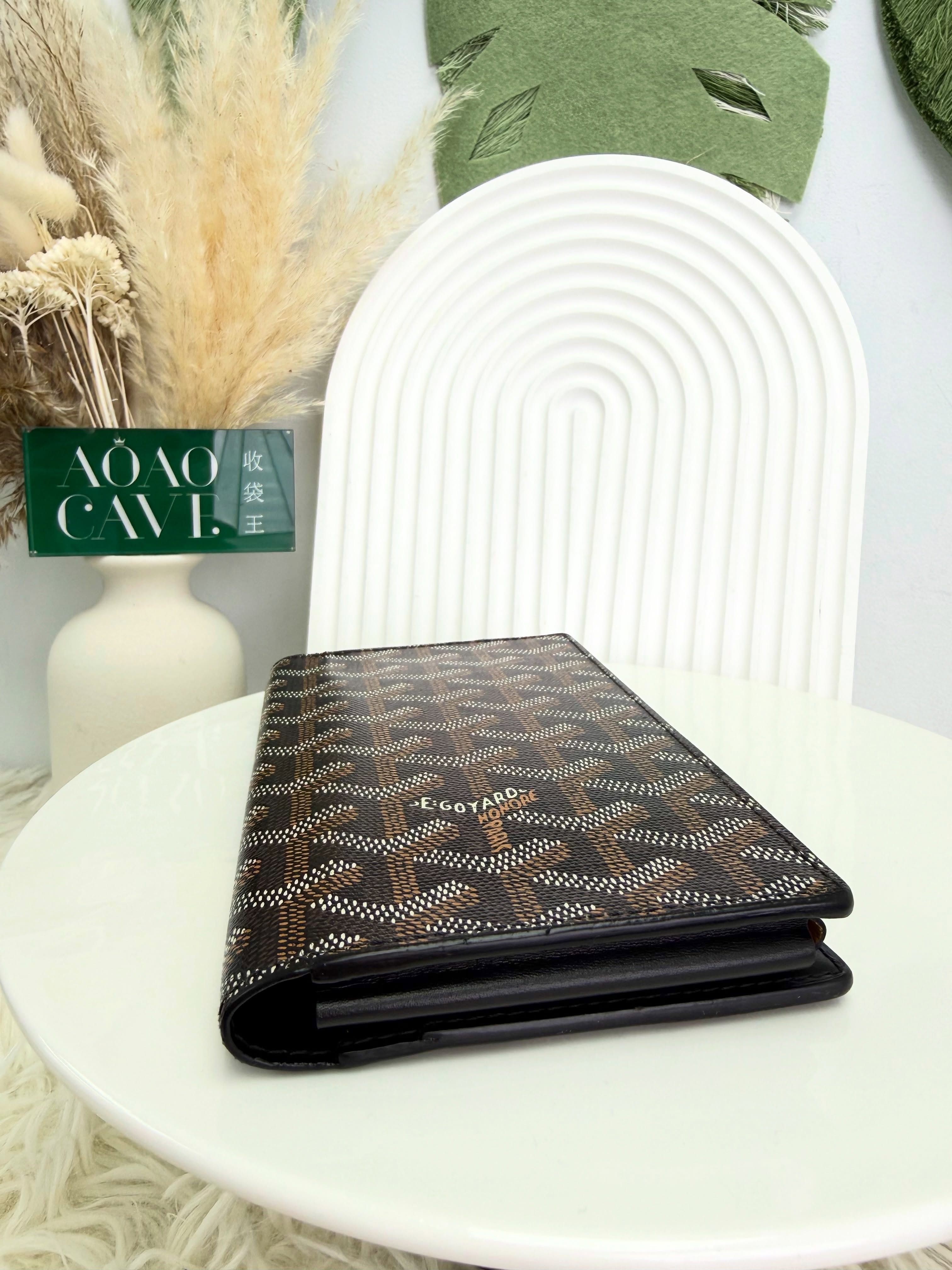 Goyard👜PRE OWNED🛍️ 黑色老花長銀包🖤有盒