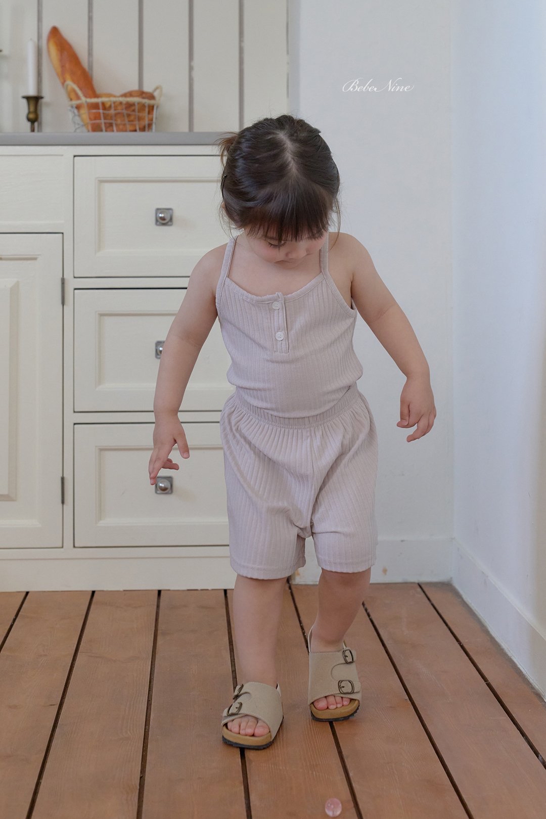 ☀️預訂 韓國直送☀️🇰🇷Bebenine三色簡約羅紋背心短褲上下套裝