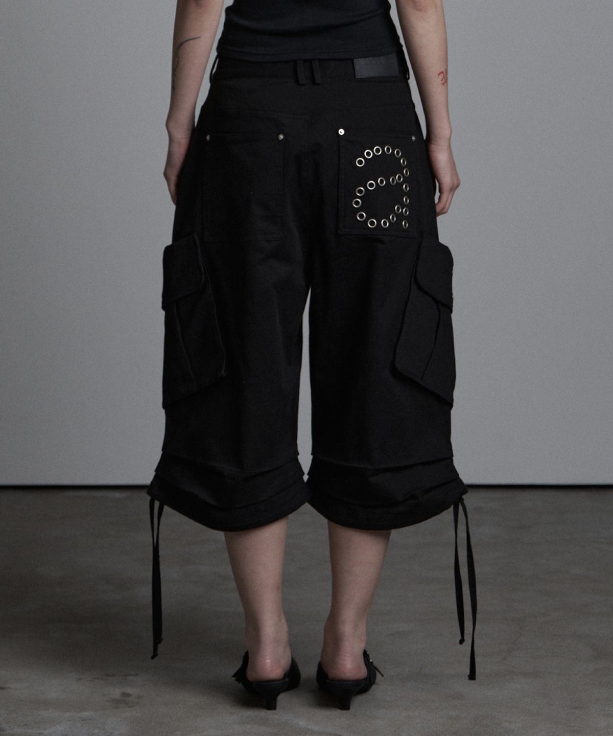 🇰🇷訂購｜asur 26SS｜String Eyelet Bermuda Pants 3色 