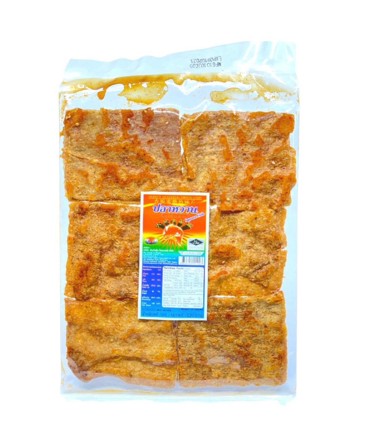 泰國方形蜜汁辣味濕魚片120g