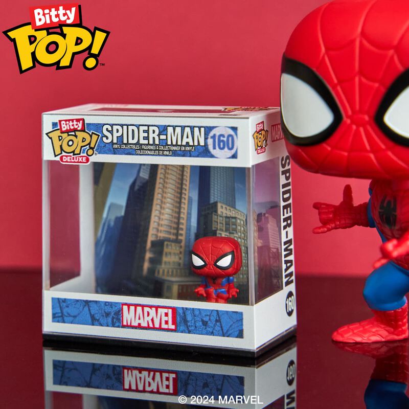 📦訂購 美國代購 Bitty Pop! Marvel Bitty Pop! Deluxe Spider-Man (Cityscape) Figure 蜘蛛俠 模型