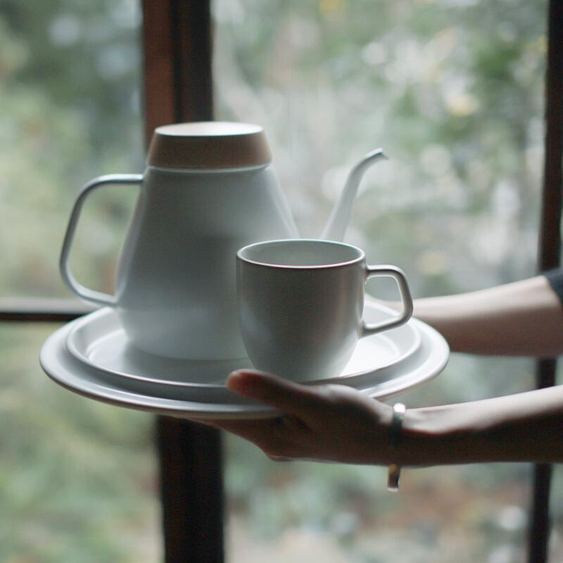 🔥🔥【日本製《OVJECT》琺瑯手沖咖啡壺】1.8L