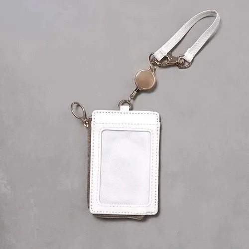 日本🗾品牌可伸縮L形拉鏈式證件套匙扣現貨💞