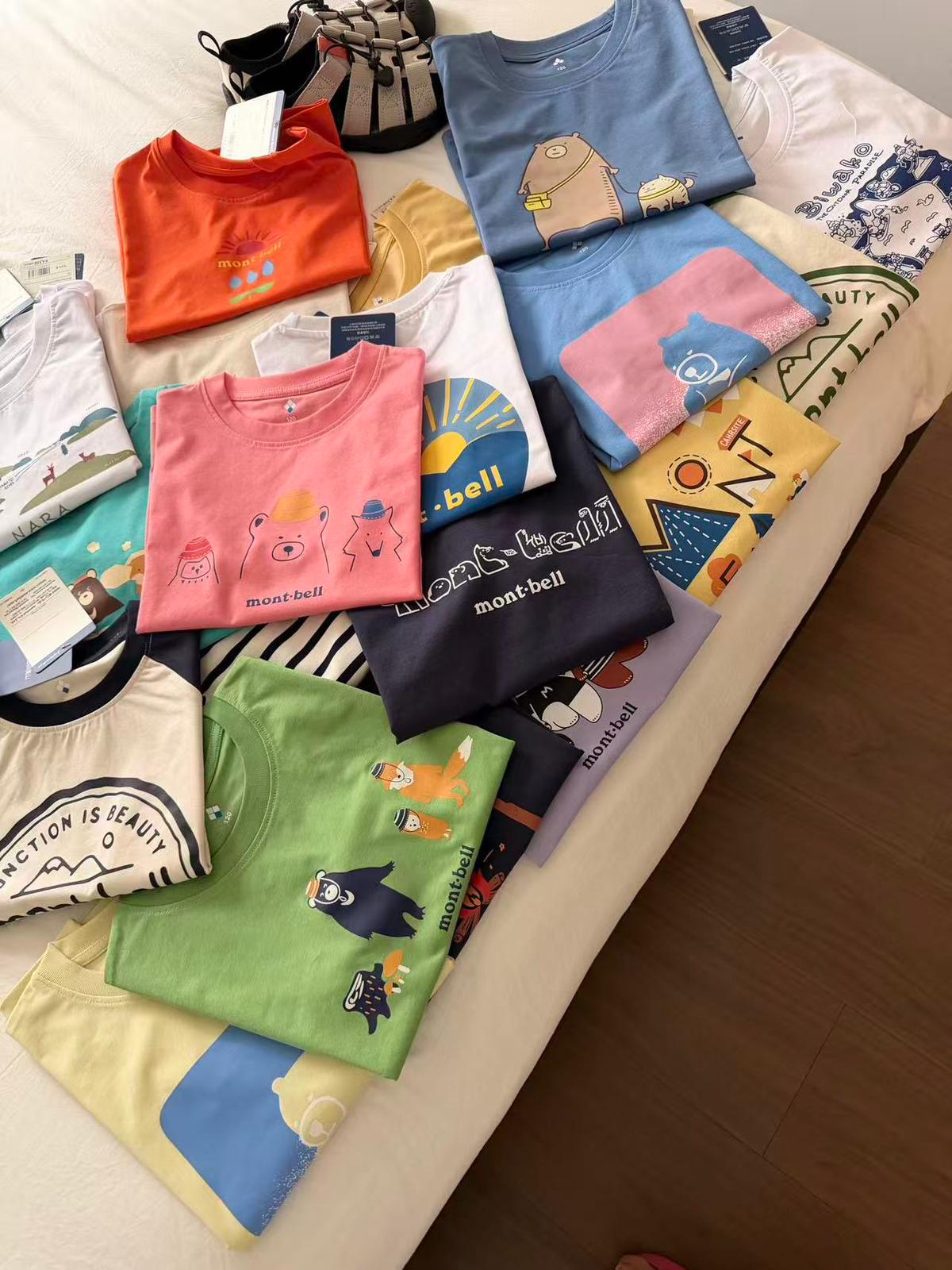 🌟*預售*🌟2件$99。日單 montbell 系列印花短袖