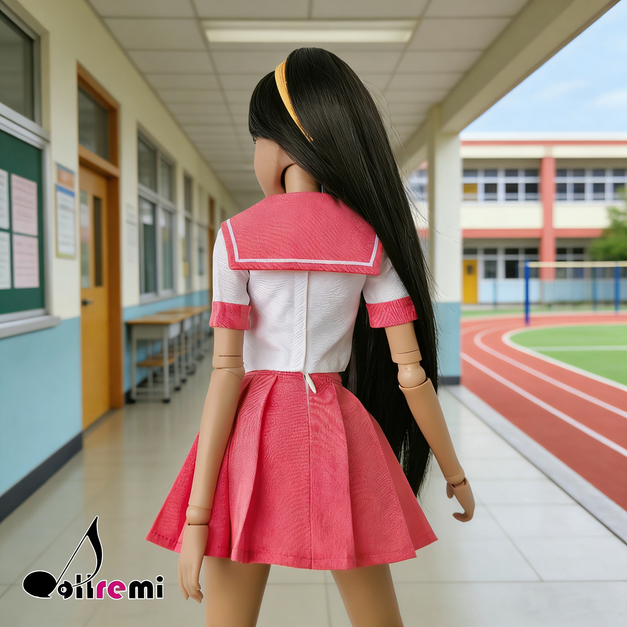 【dollremi】(DD0905) COS 烏龍派出所 KochiKame 早乙女沙織 Saori Saotome 學校制服 School uniform