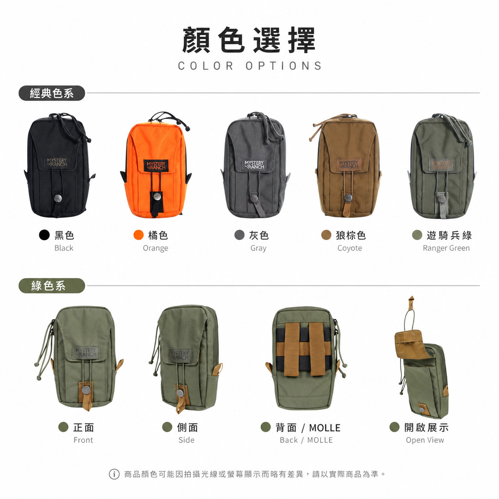 Mystery Ranch Tech Holster 收納包加大版本