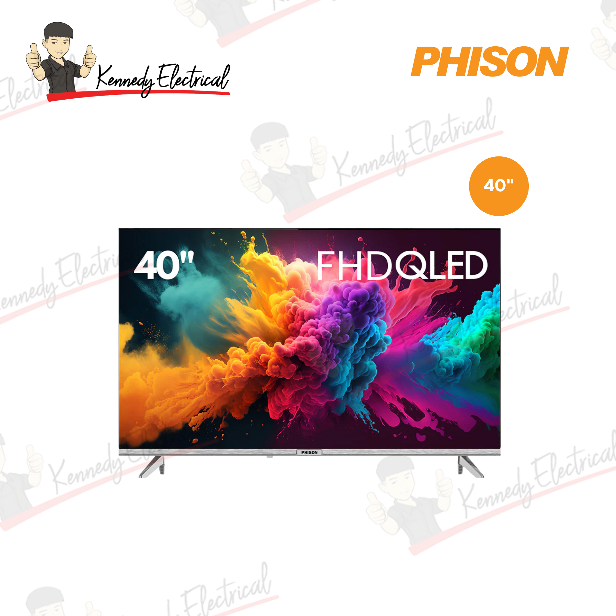 Phison 40" FHD QLED Slim Edge Android TV PTV-Q4040S