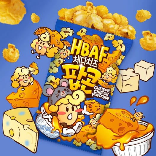 HBAF - 韓國 爆谷 (車打芝士味-0276) 80g 