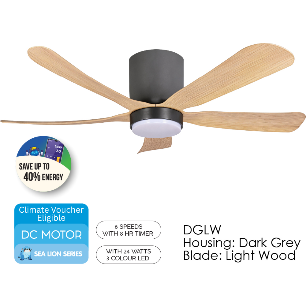 iFan 48/56in DC Motor Ceiling Fan 6 Speed Selection (IF8556) RU