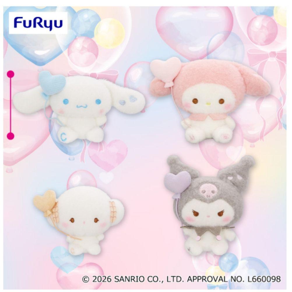 預訂 | 日本版 Sanrio 愛心氣球毛絨公仔