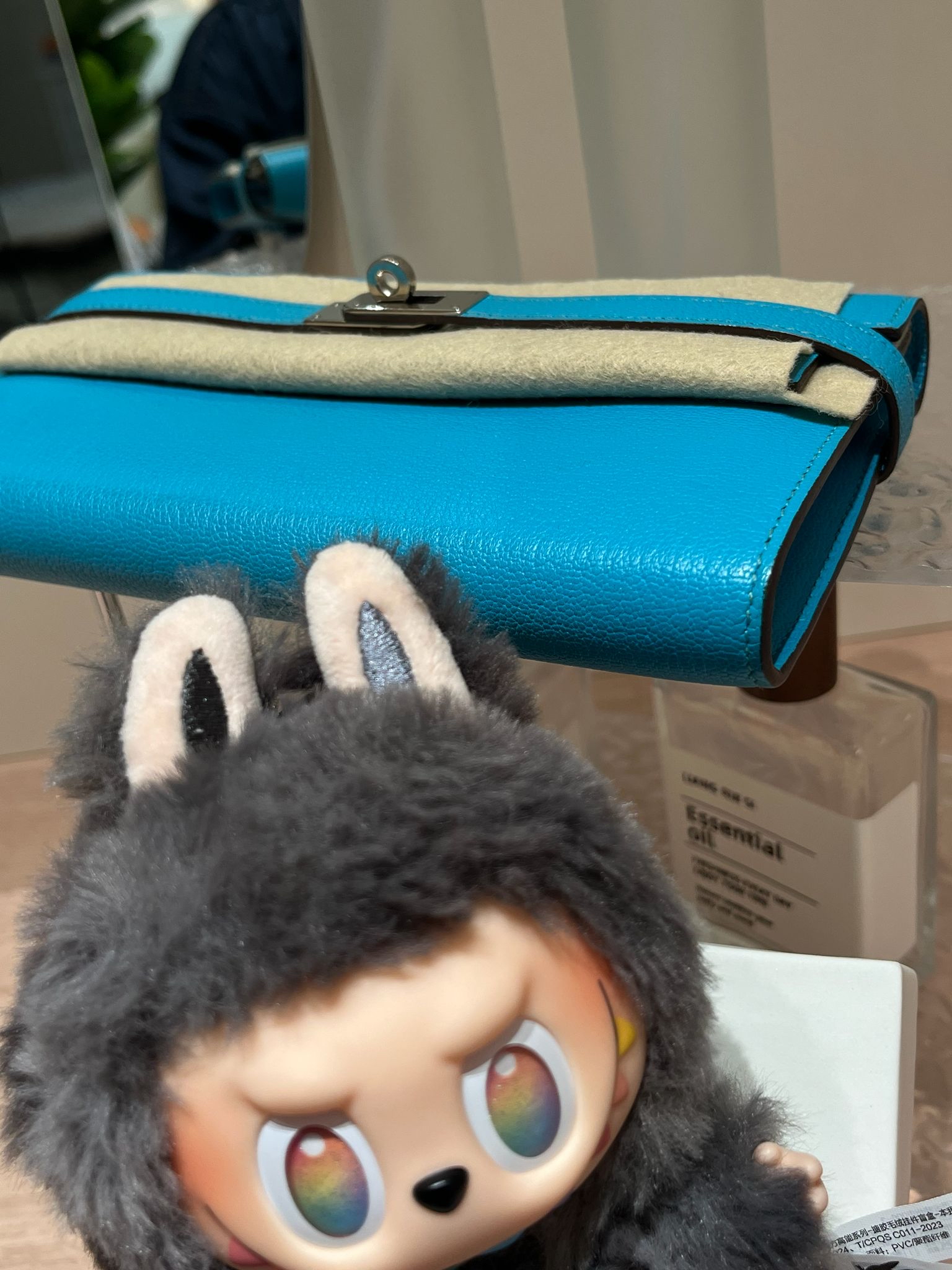 Hermes Kelly Wallet STAMP T 100%Authentic, 98%New ✅Box