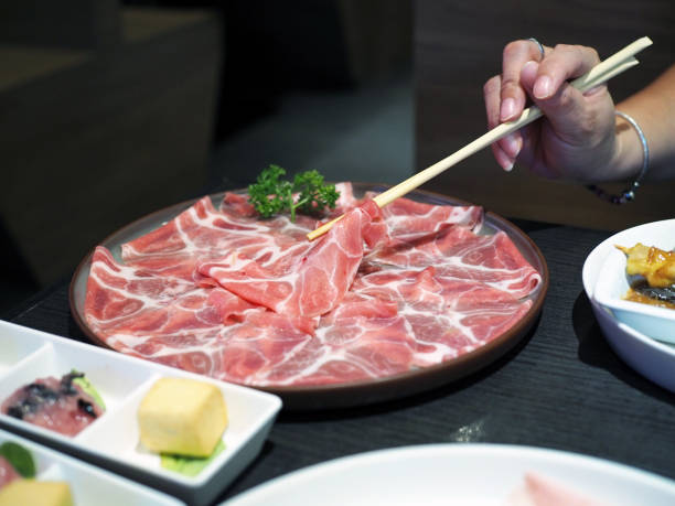 <4/8 - 10/8 購物優惠> Frozen Duroc d'Olives Pork Collar (Hot Pot)  杜洛克橄欖油豬梅頭 (火鍋片)