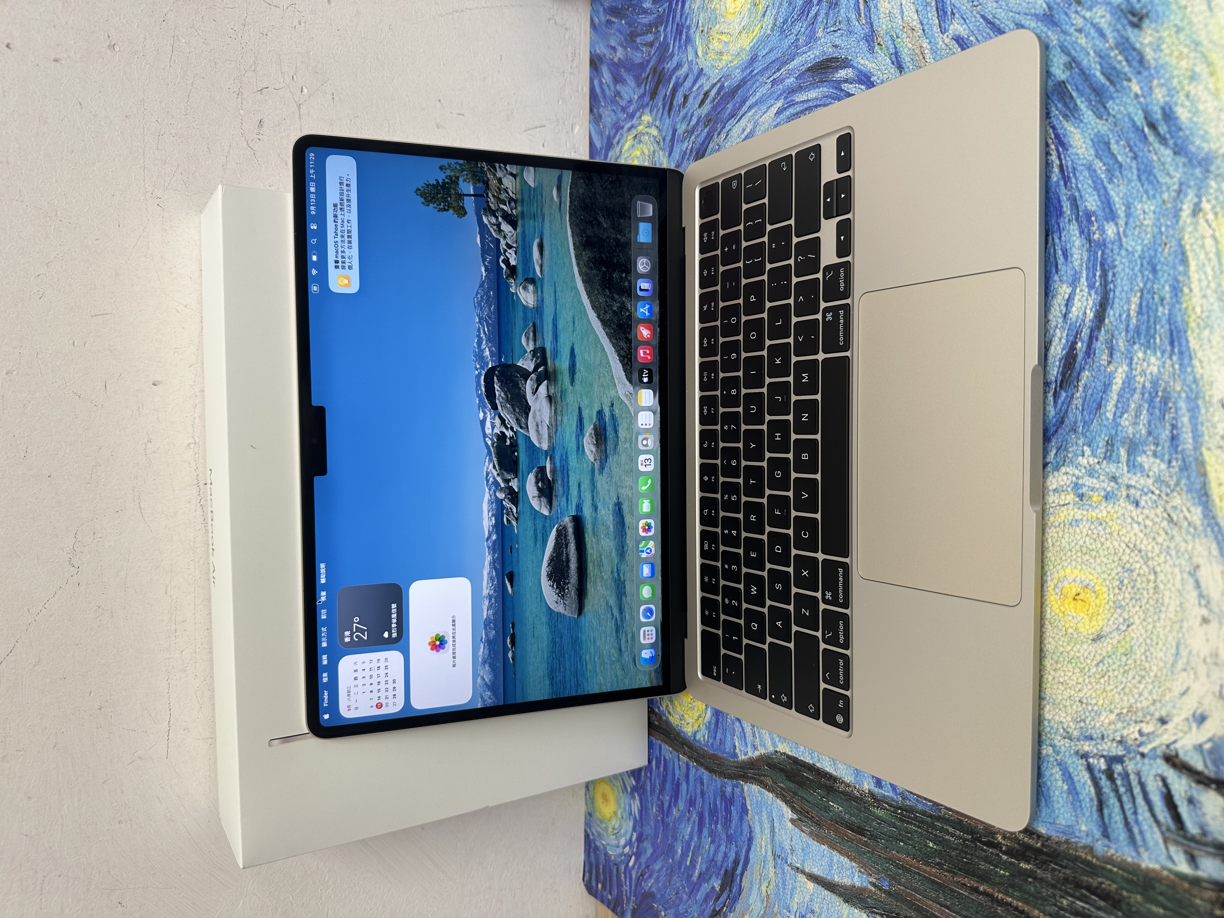 #6148 APPLE MacBook Air M5 2026 M5 CPU/ 16GB Ram/512GB SSD/8核心GPU/Liquid Retina Mon/13吋/星光色/Gaming Laptop / Notebook / 超強續航能力/ 原廠保養/ 文書機 / 畫圖 / 剪片 / Movie / Netflix / 香港行貨✨/Starlight/