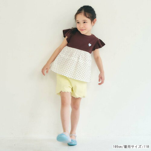 🆕【⭐訂購⭐】🇯🇵  日本直送🌀拼布分層 心心刺繡 荷葉袖 優雅 束腰上衣［5款選］🌀[ELCA-0296][260430]