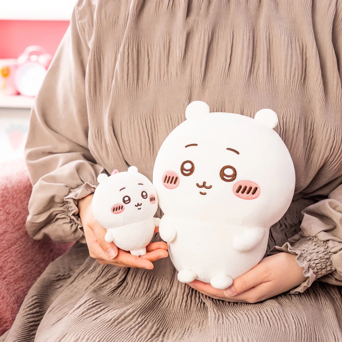 『預售中』chiikawa 圓滾坐姿蓬鬆公仔s碼（飛鼠）