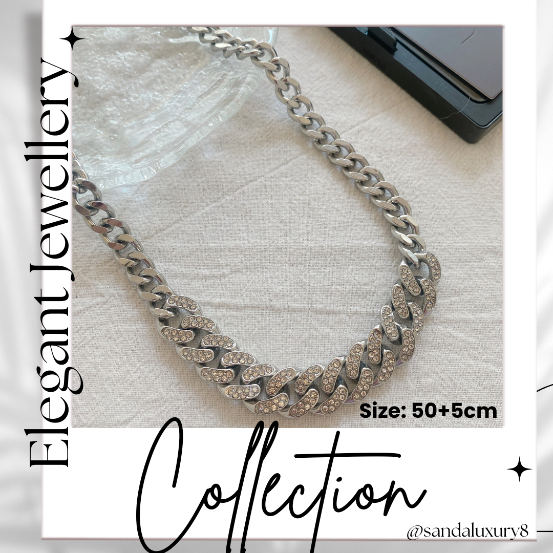Diamond Cuban Chain Titanium Steel Accessory
