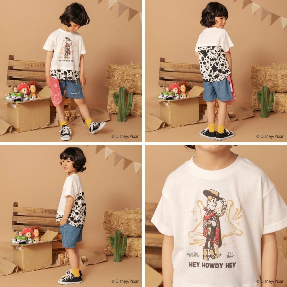 🆕【⭐訂購⭐】 🇯🇵日本直送🌀#ToyStory 《#玩具總動員》撞色疊層拼接短袖Tee［3款選］🌀[ELGA-0053][260811]