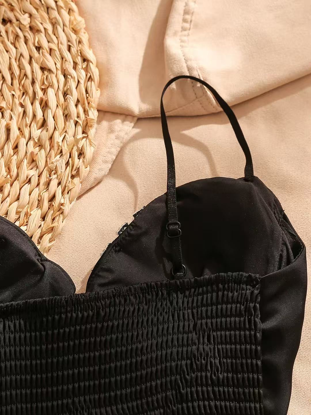 TP297镶钻吊带背心