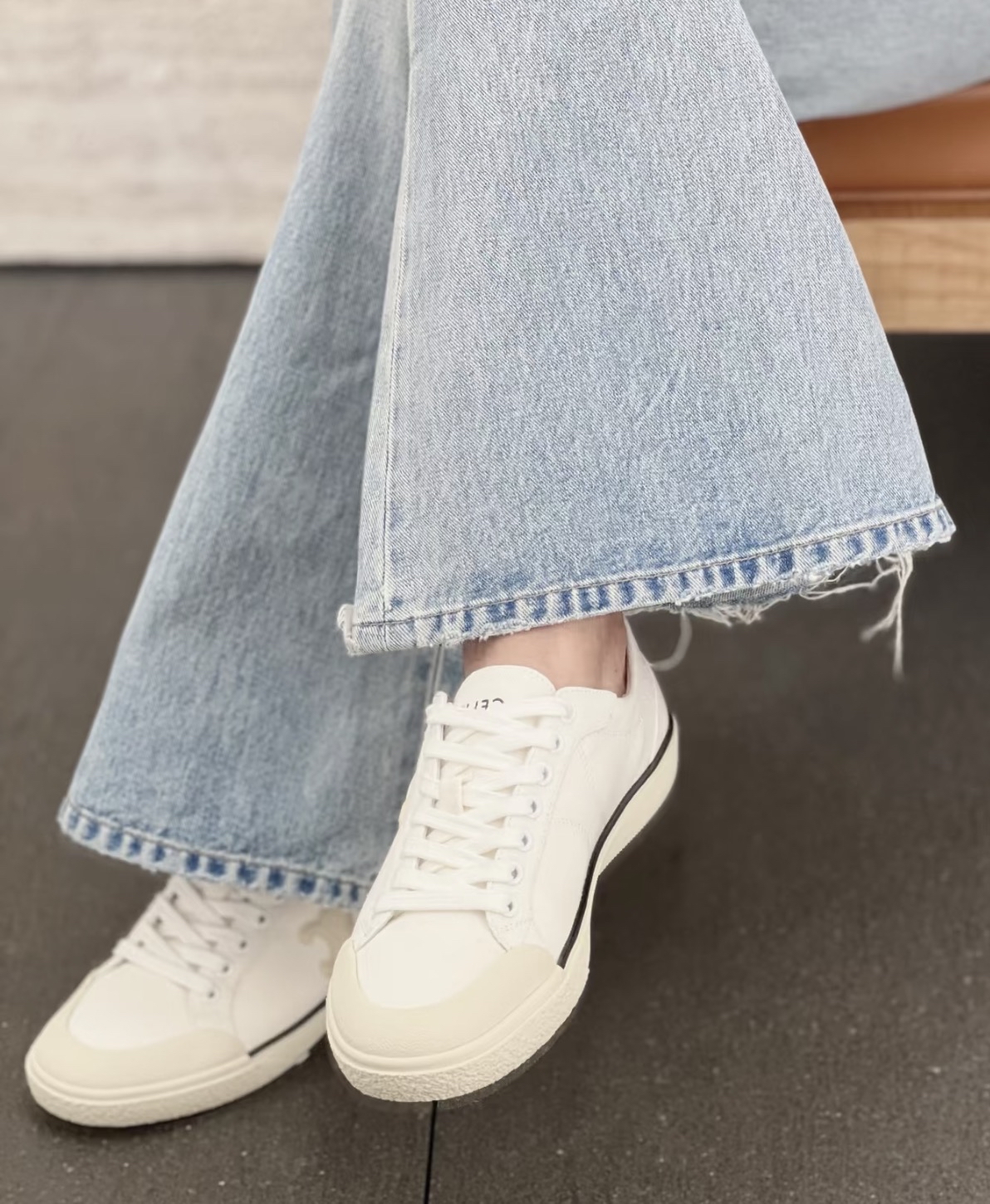 訂貨📮Celine 白色凱旋門帆布鞋 百搭款 Size 36/37/38/39/40/41