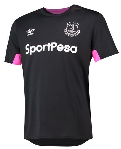 #現貨 Umbro Everton 愛華頓 2017-18 黑色訓練球衣 79760U