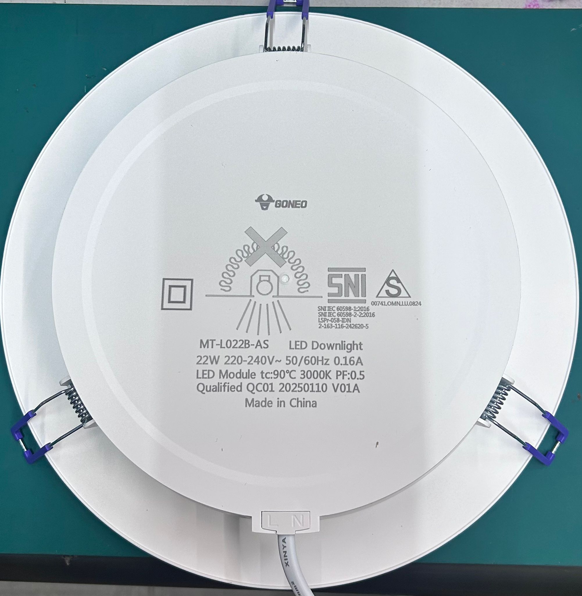 GONEO MT-L022 22W  9'' DOWN LIGHT