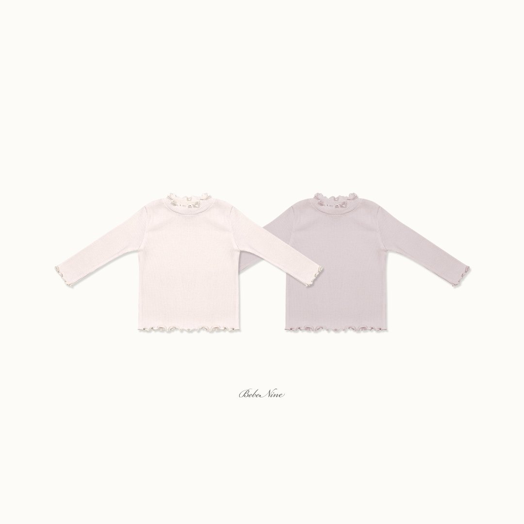 Bebenine Soft Ruffle Rib Tee